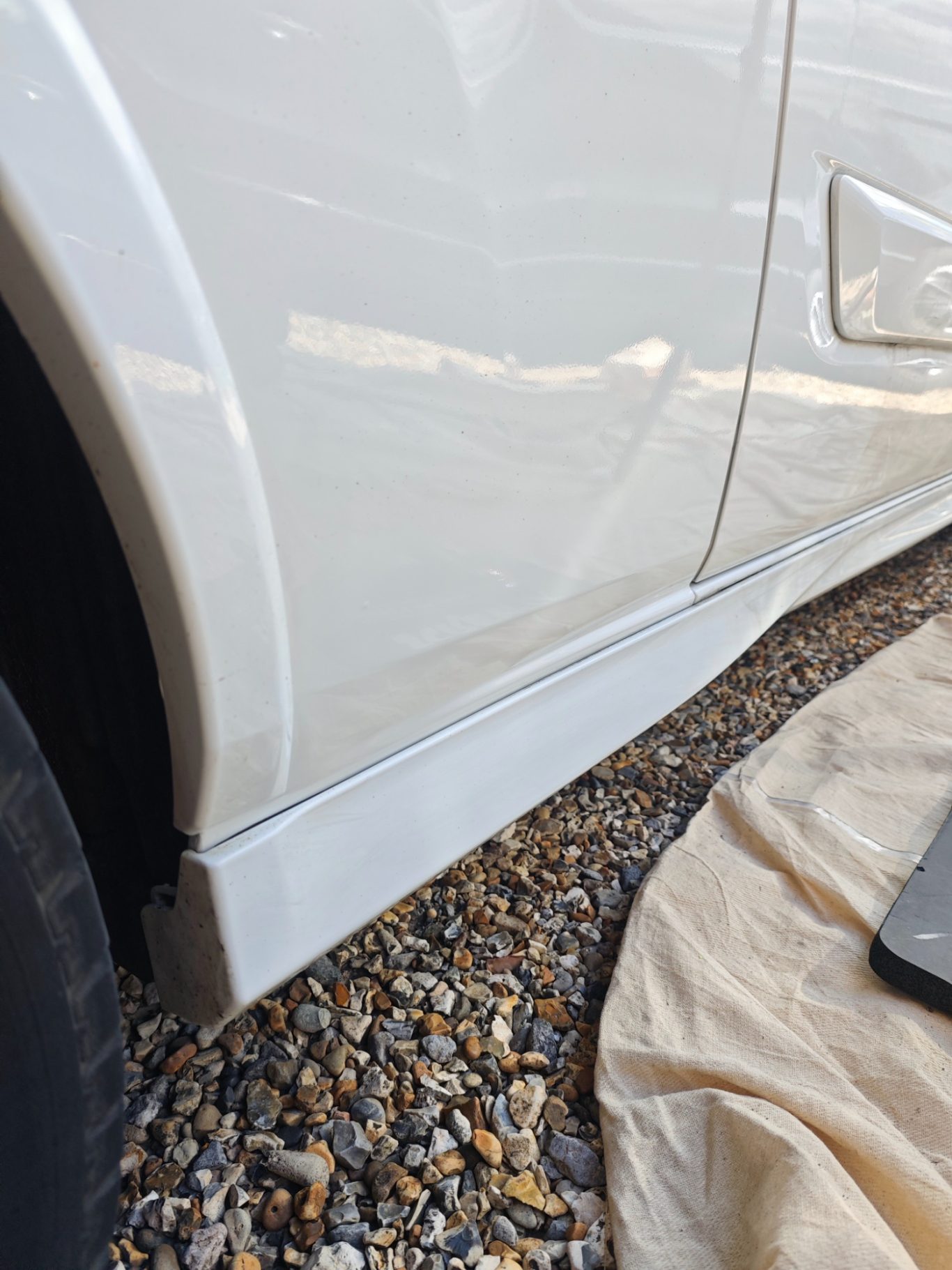 After After Van sill bodywork scratch repair - Bodywork Repair service @ Sprayworkz in Reading Berkshire