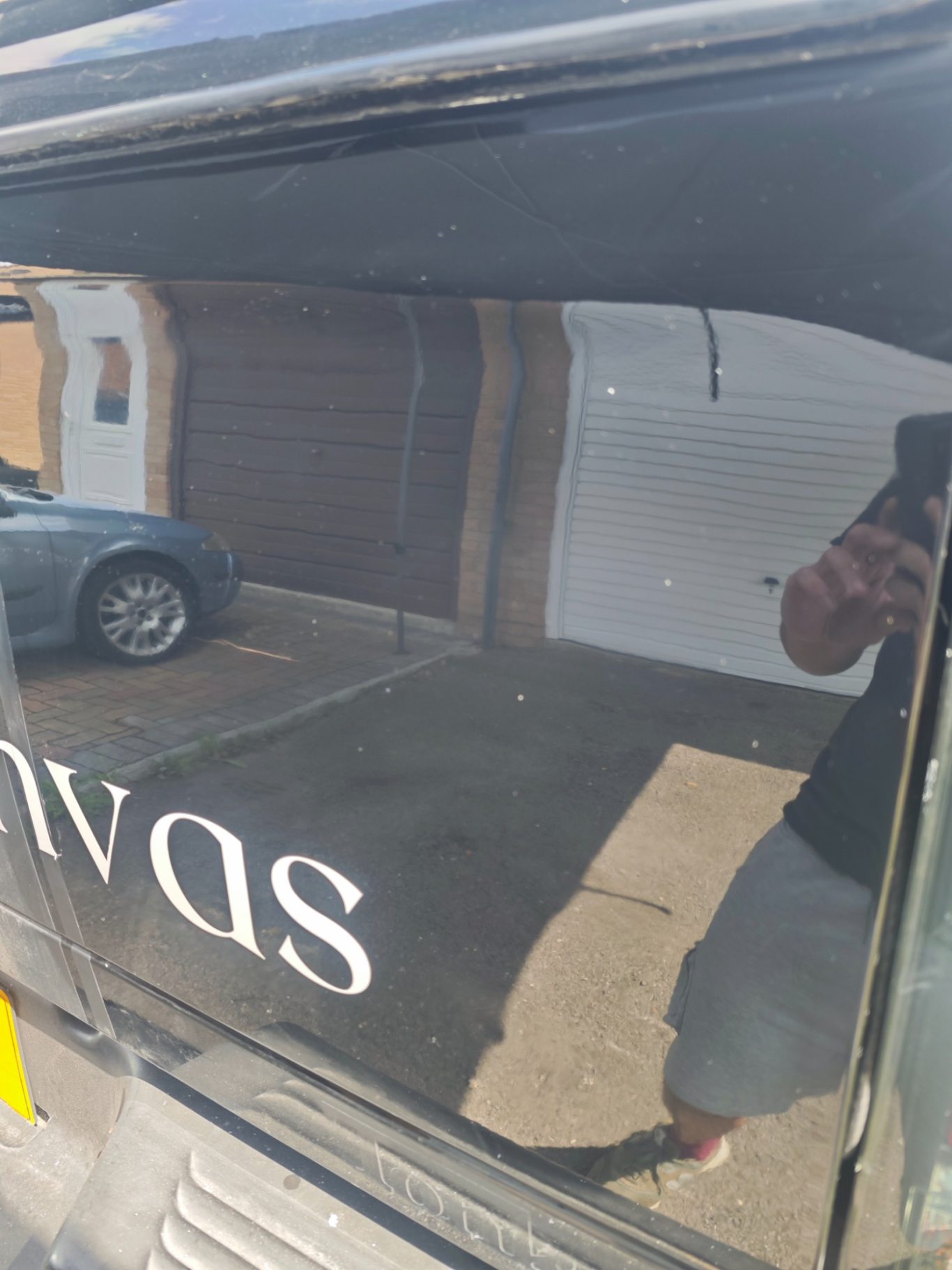 After After truck rear tailgate bodywork dent repair - Bodywork Repair service @ Sprayworkz in Reading Berkshire