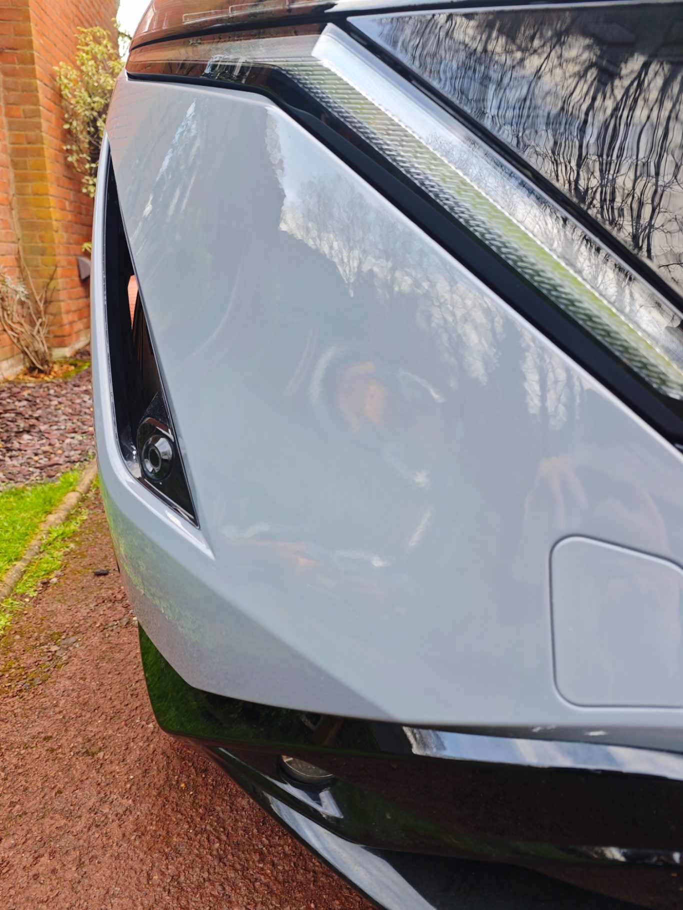 After After car rear bumper scuff repair - Bodywork Repair service @ Sprayworkz in Basingstoke Hampshire