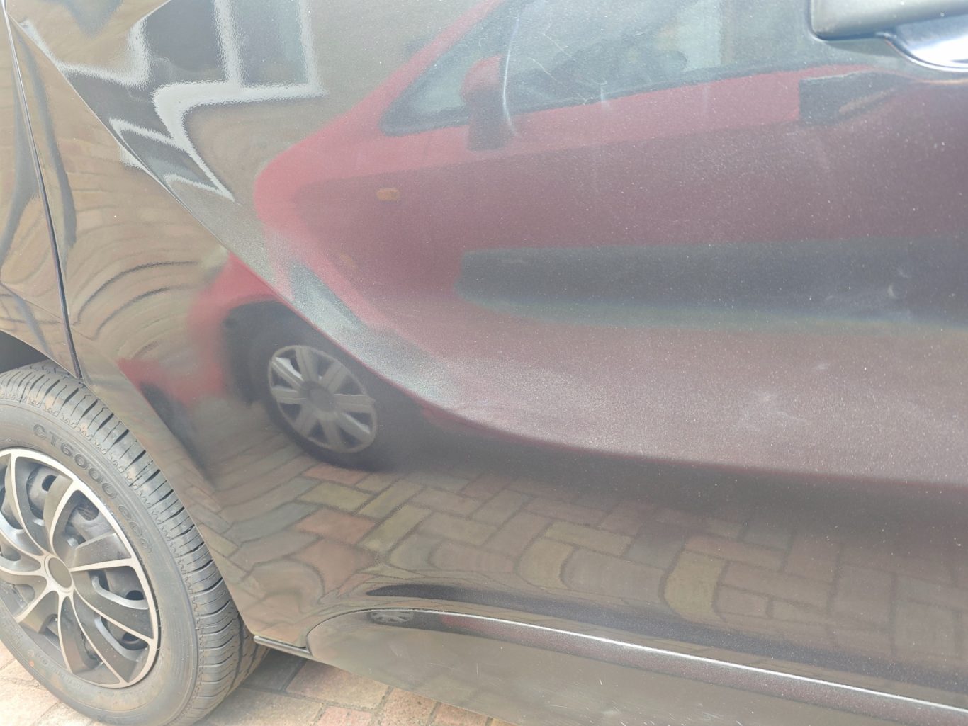 After After Van door bodywork scratch repair - Bodywork Repair service @ Sprayworkz in Reading Berkshire