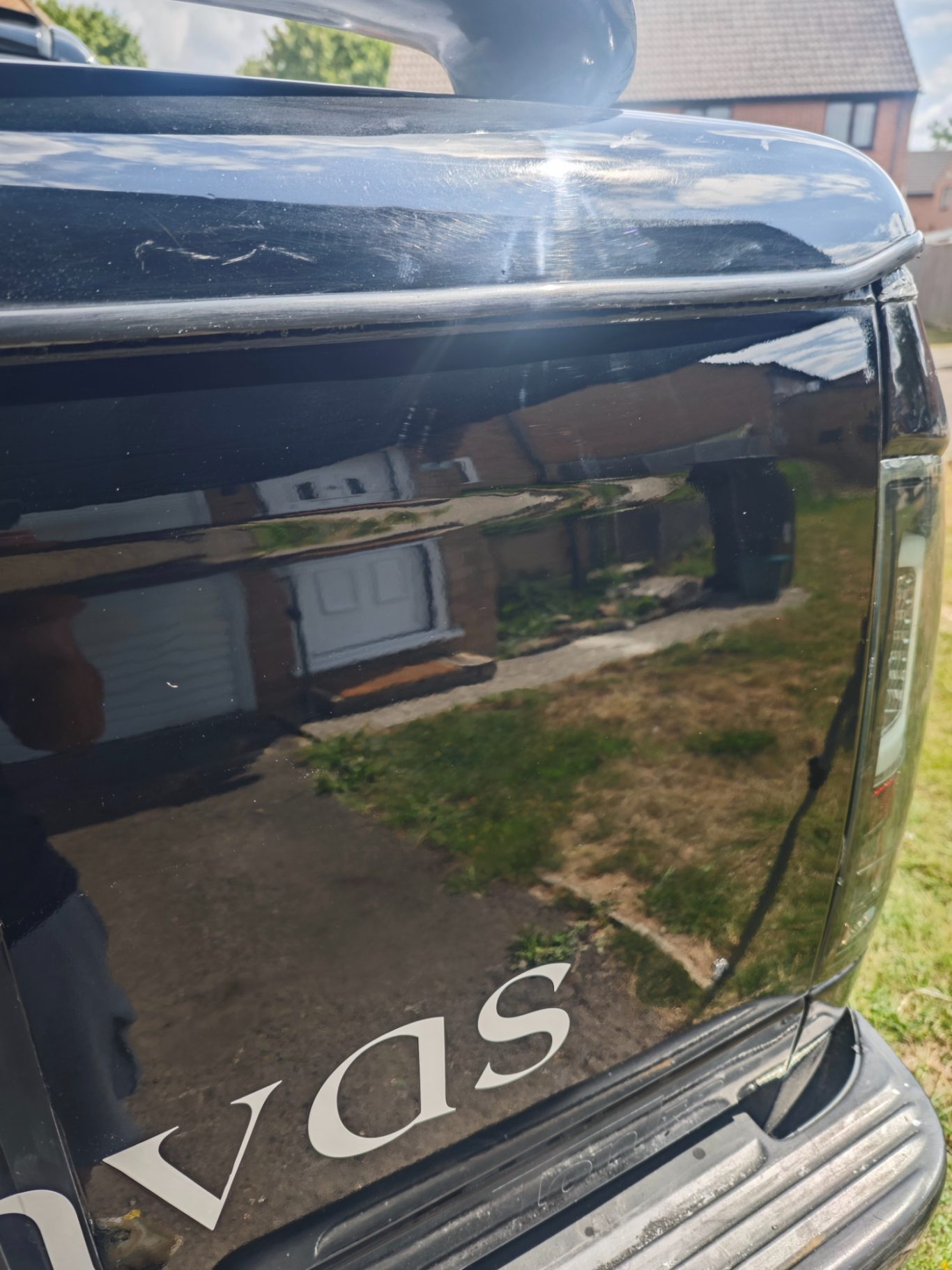 After After car dent repair on rear tailgate - Bodywork Repair service @ Sprayworkz in Reading Berkshire