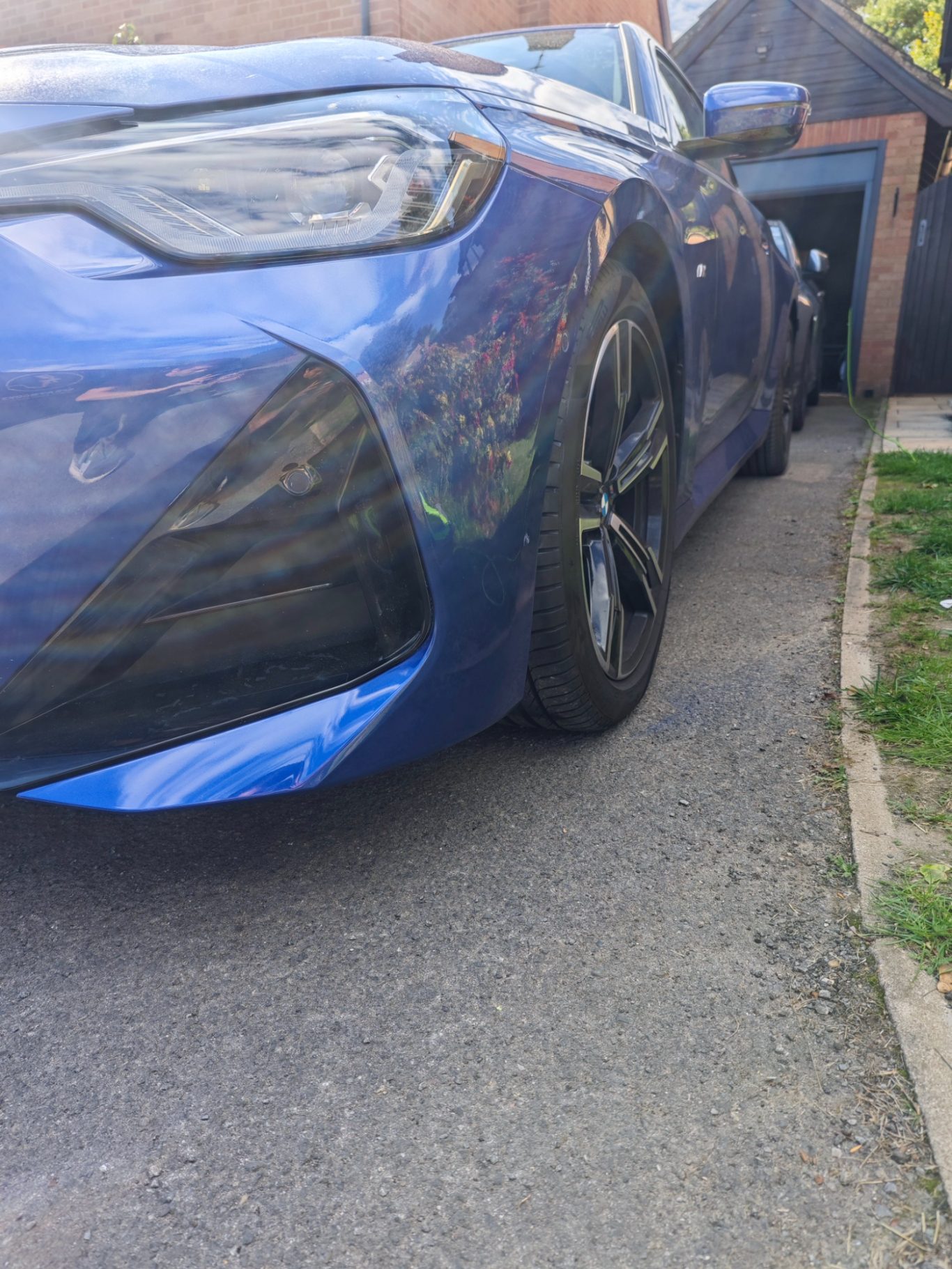 After After car Front bumper scuff repair - Bodywork Repair service @ Sprayworkz in Reading Berkshire