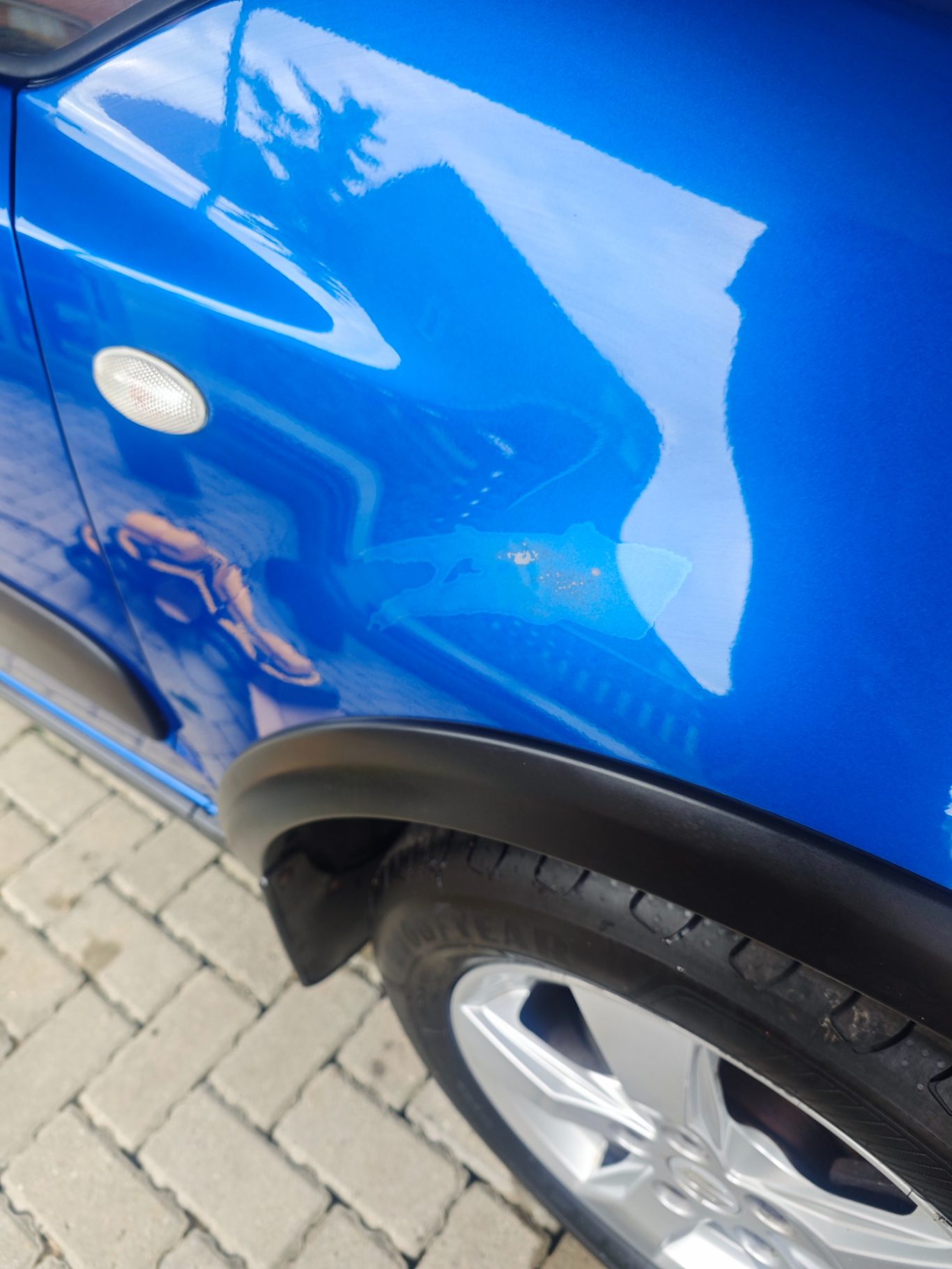 Before Before car wing bodywork scratch repair - Bodywork Repair service @ Sprayworkz in Reading Berkshire