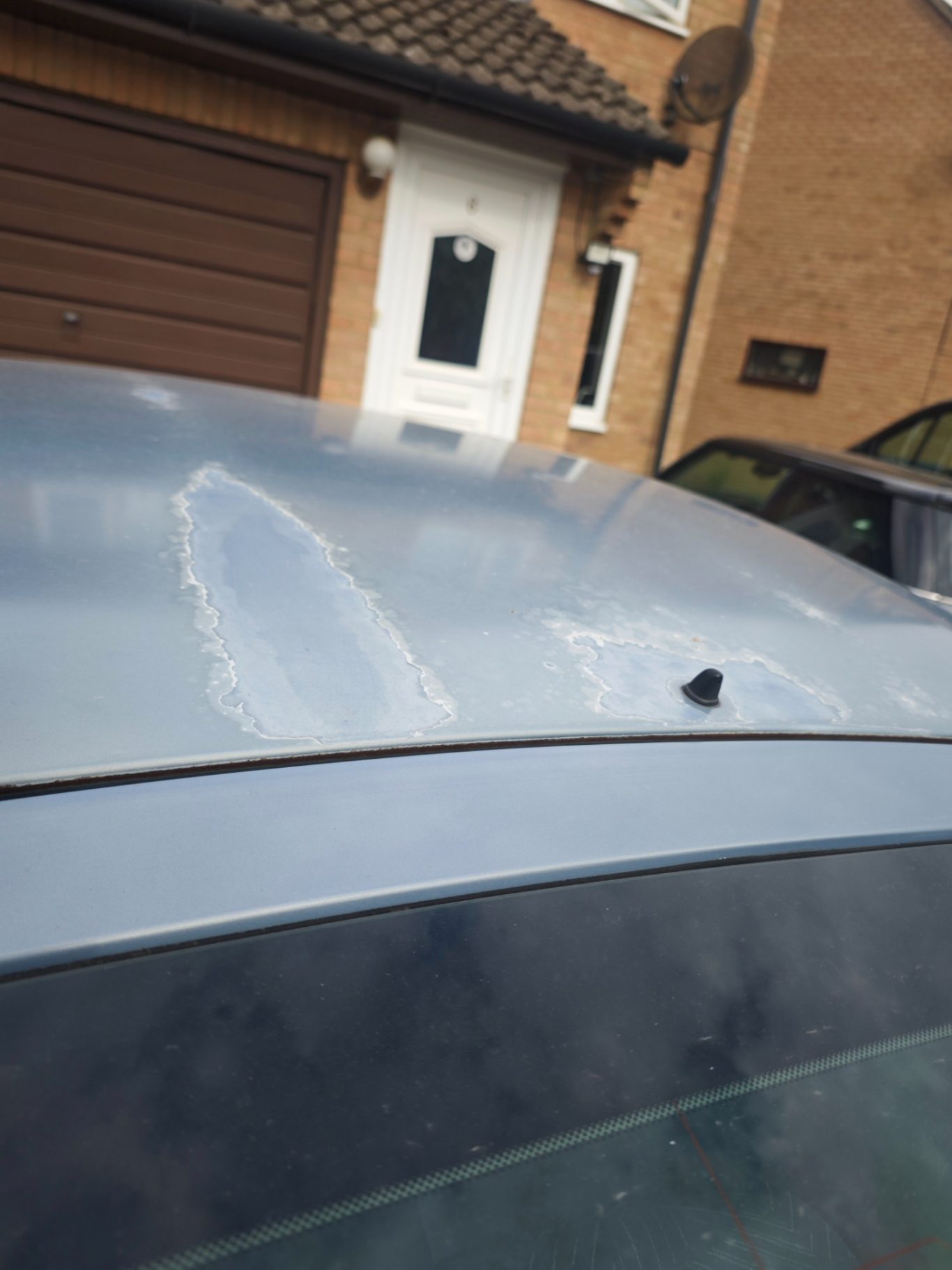 Before Before car roof bodywork scratch repair - Bodywork Repair service @ Sprayworkz in Reading Berkshire